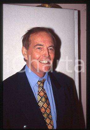 35mm vintage slide* 1997 ca ITALY Christiaan BARNARD cardiac surgeon (52)