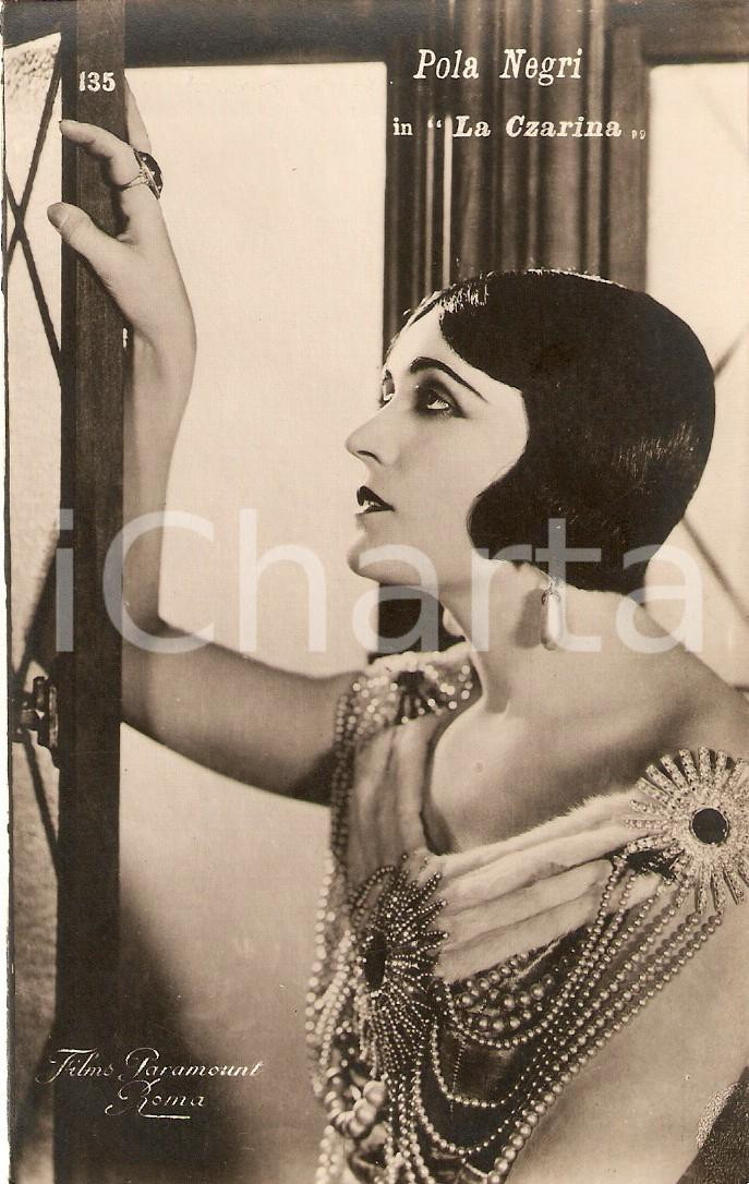 Cartolina originale da collezione 1924 LA ZARINA Pola NEGRI nel film di Ernst LUBITSCH Cartolina FP NV 1