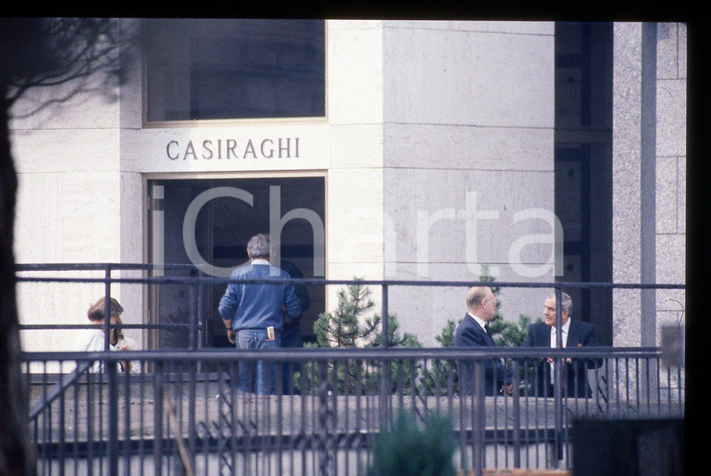 Fotografia d epoca originale 35mm vintage slide 1990 FINO MORNASCO Tomba CASIRAGHI Giancarlo CASIRAGHI 9 1