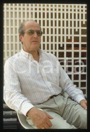 35mm vintage slide* 1985 ca CINEMA film director Manoel de OLIVEIRA (3)