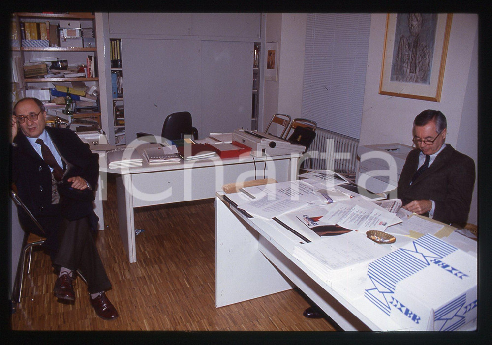 35mm vintage slide* 1992 MILANO Enrico DE MITA Paolo MARTELLI (3)