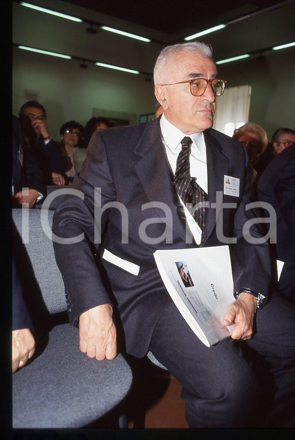 35mm vintage slide* 1993 ROMA Giuseppe CUCCIA ritratto del manager (10)