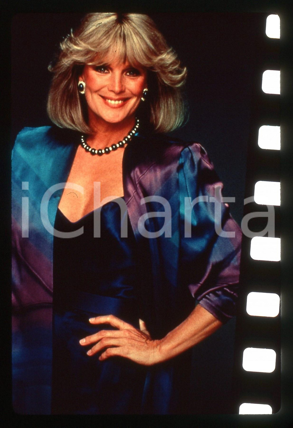 35mm vintage slide* 1985 ca COSTUME - Linda EVANS Ritratto dell'attrice