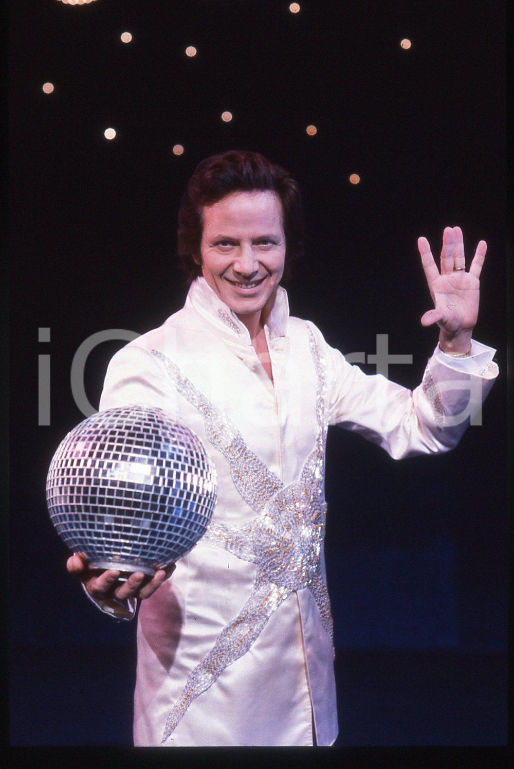 35mm vintage slide* 1984 RAI 2 IL TRAPPOLONE Mago SILVAN - Gioco di prestigio 47