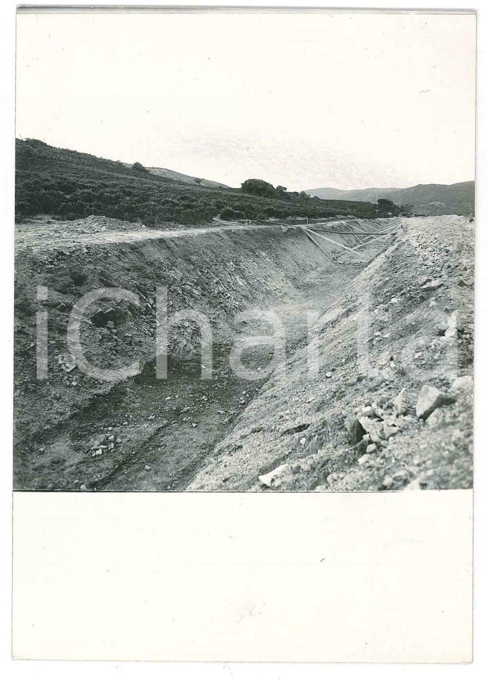 Fotografia d epoca originale 1965 ca SARDEGNA GALLURA Canale AGNATA  Scavo Foto 10x15 cm 7 1