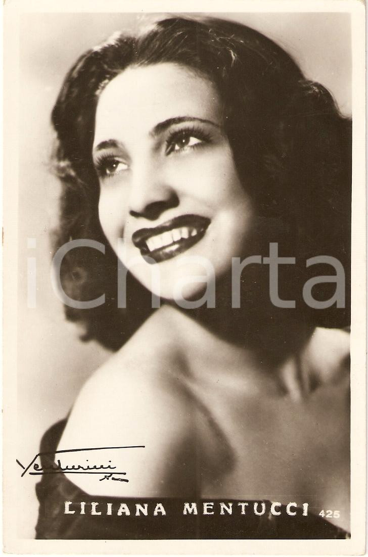 Cartolina originale da collezione 1950 circa Attrice LILIANA MENTUCCI Cartolina postale FP NV 1