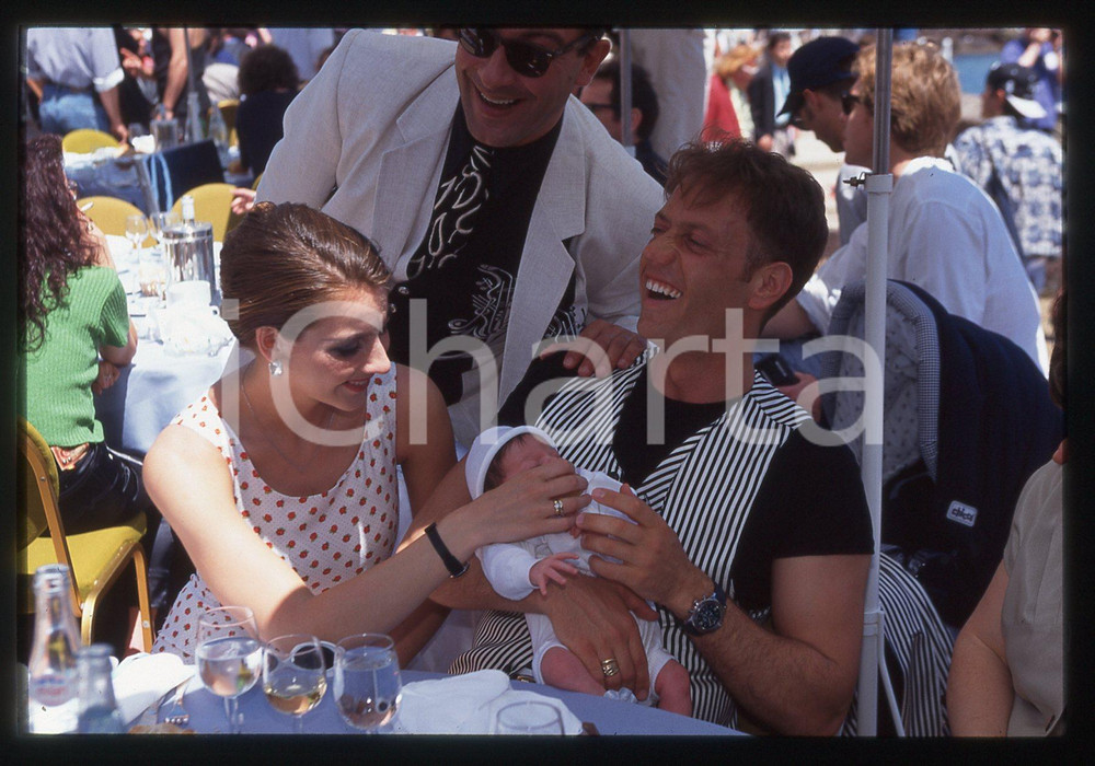 35mm vintage slide* 1996 CANNES Rocco SIFFREDI Lorenzo TANO Rosa CARACCIOLO (3)