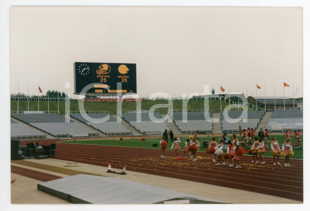1995 SHEFFIELD - AFLE Great Britain SPARTANS vs LIONS Bergamo *Foto 15x10 cm