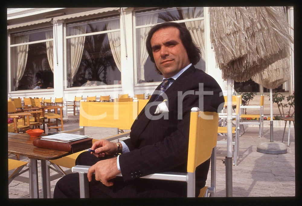 35mm vintage slide* 1985ca Tony GALLO pioniere trapianto tricologico -ritratto 4