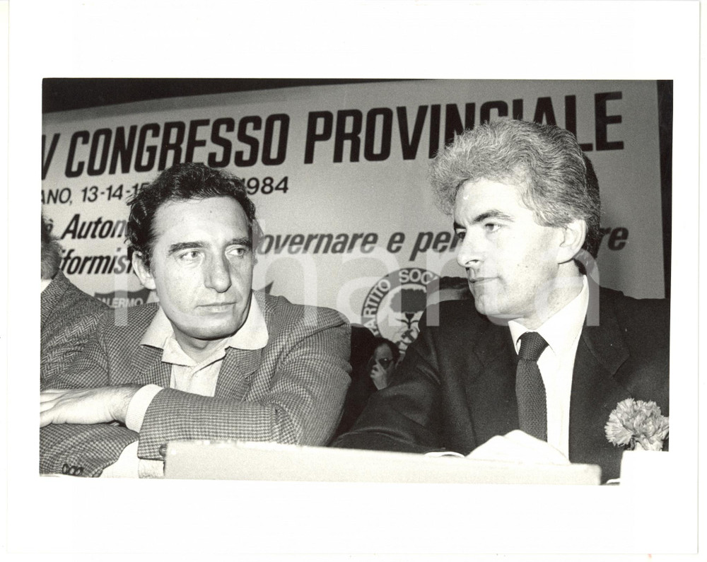 1984 (Ristampa 1990) MILANO Congresso PSI Paolo PILLITTERI - Gianstefano MILANI