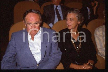 35mm vintage slide*1987 VENEZIA Joseph L.MANKIEWICZ moglie Mostra del Cinema(38)