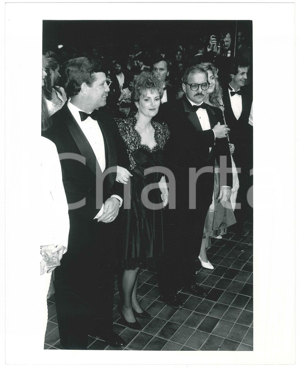 Fotografia d epoca originale 1988 FESTIVAL DI CANNES Patty HEARST con il regista Paul SCHRADER 1 Foto 1