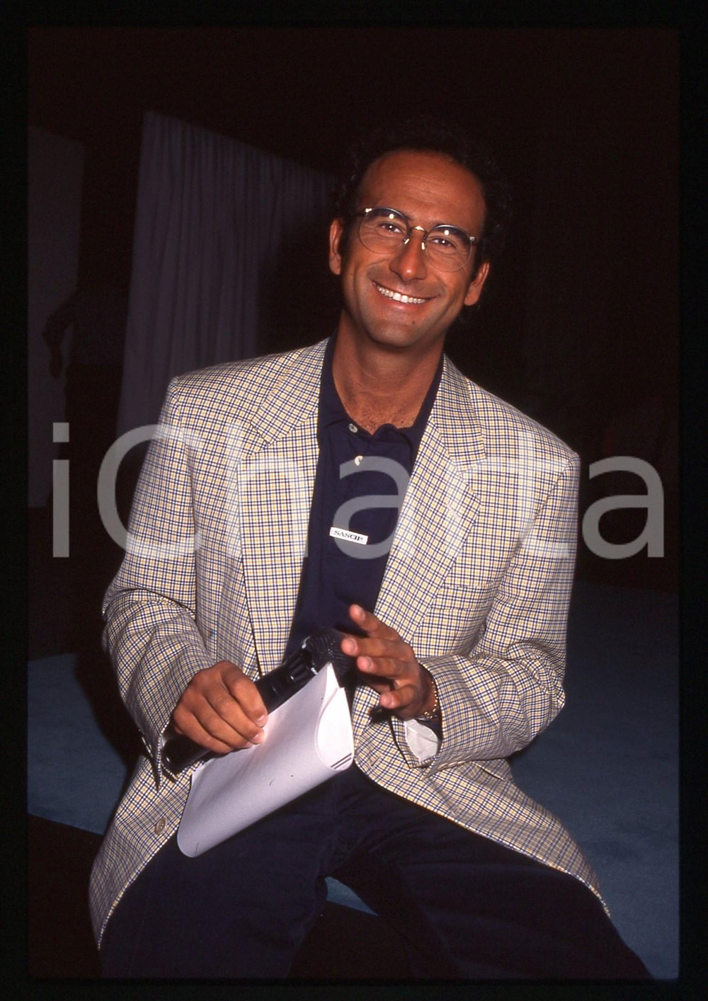 35mm vintage slide* 1995ca ITALIA SPETTACOLO Carlo CONTI Ritratto (5)