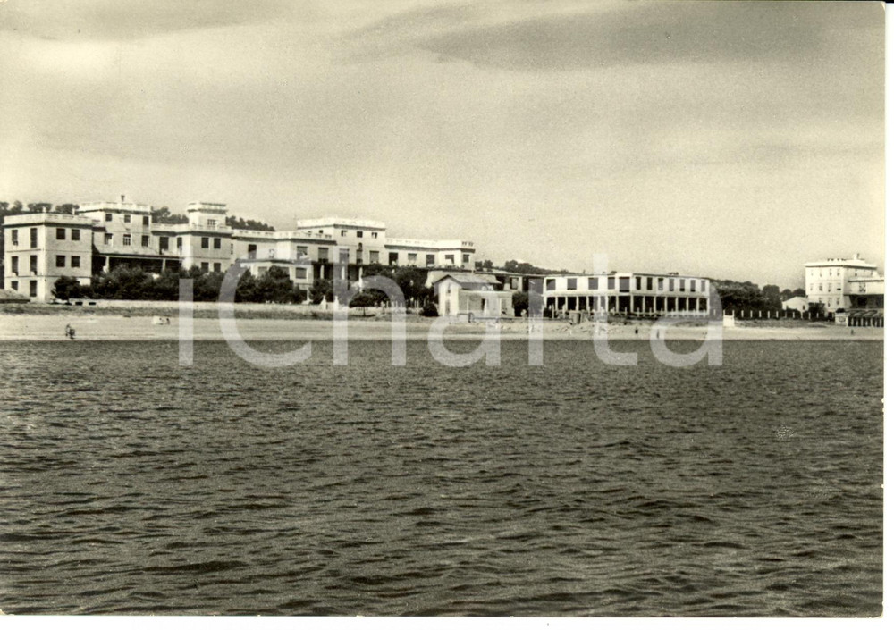 Cartolina originale da collezione 1954 PORTO POTENZA PICENA MC Panorama Ist. Chirurgico DIVINA PROVVIDENZA 1