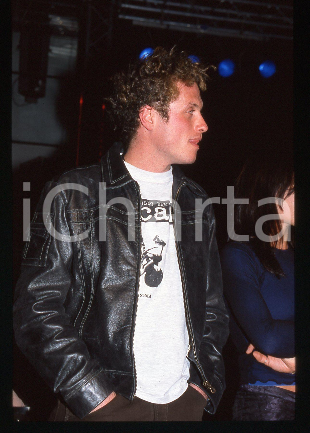 35mm vintage slide* 1995ca ITALIA MUSICA Niccolò FABI Ritratto del cantante (8)