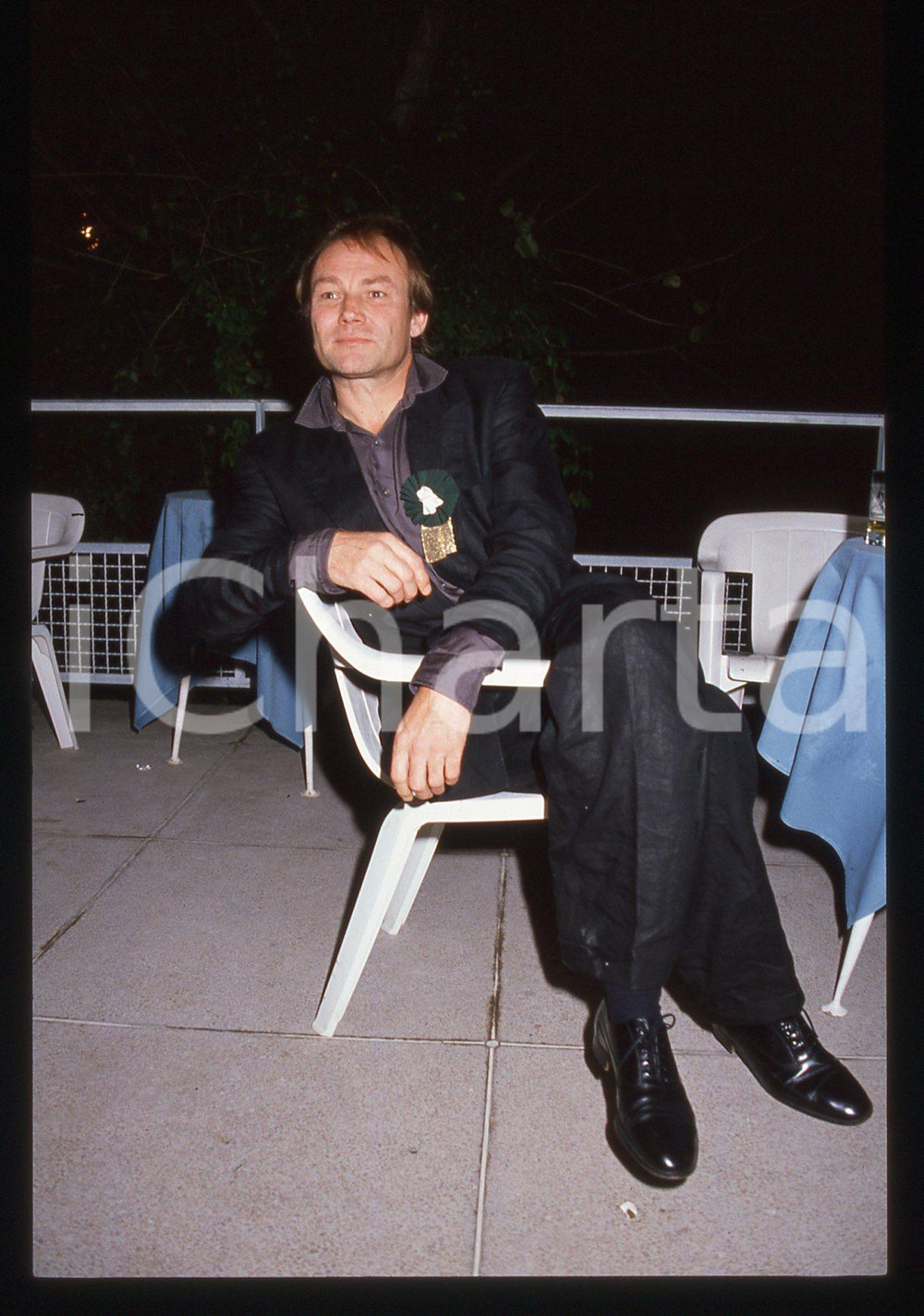 35mm vintage slide* 1990ca CINEMA Klaus Maria BRANDAUER Ritratto dell'attore 3