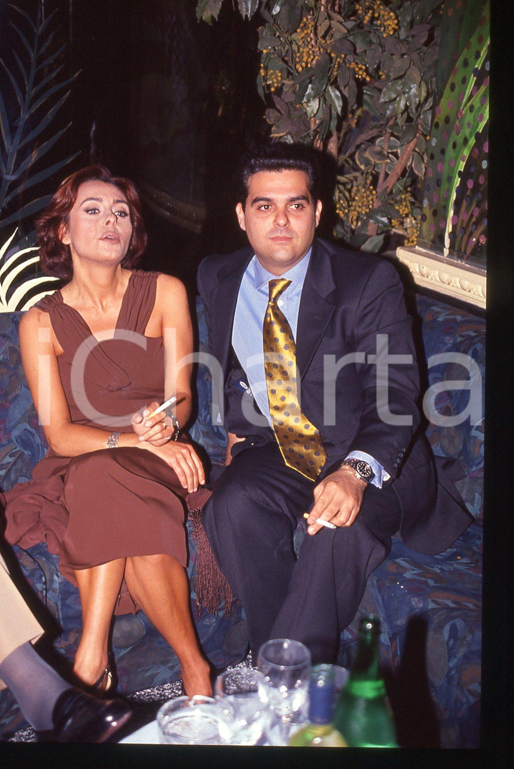 35mm vintage slide* 1994 ROMA Donatella DI ROSA "LADY GOLPE" e Fabrizio GALLO 13