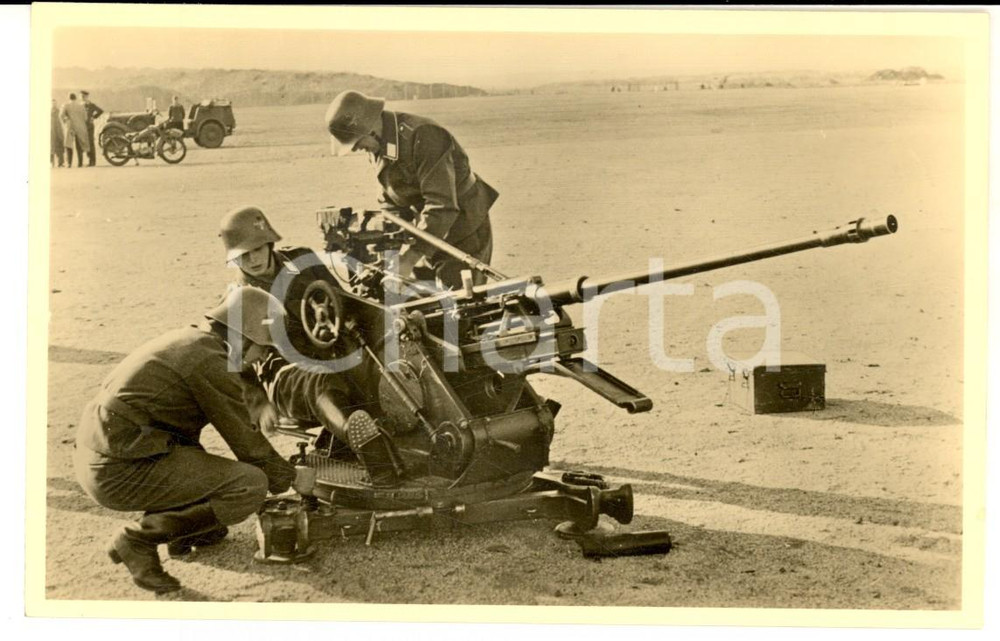 Cartolina originale da collezione 1940 ca WW2 Die WEHRMACHT  Flak/ Batteria antiaerea Postcard FP NV 1