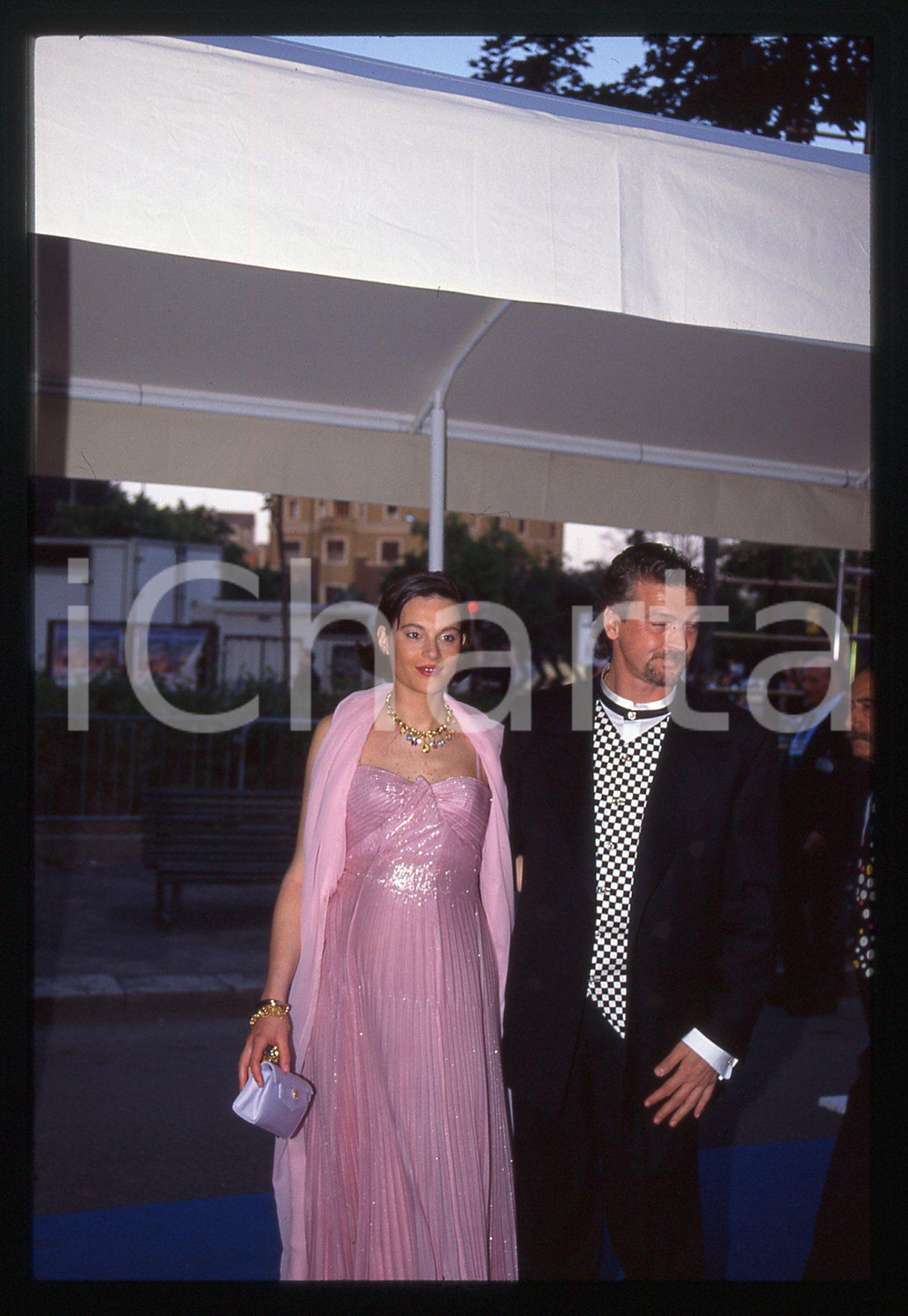 35mm vintage slide* 1995 ca MILANO TELEGATTI Stefano TACCONI e Laura SPERANZA 26