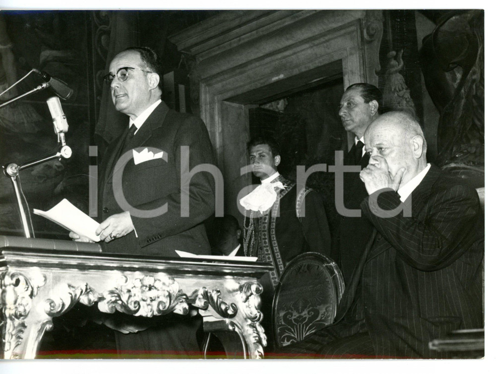 1960 ROMA Anniversario della fondazione - Sindaco Urbano CIOCCETTI *Foto 18x13