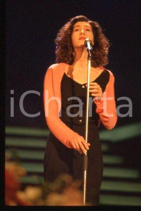 35mm vintage slide* 1988 SANREMO festival Singer-songwriter Andrea MIRO (3)