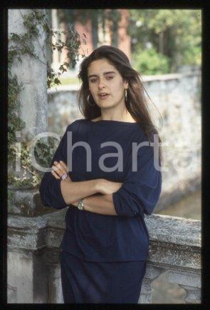 Domitilla CALAMAI ITALIA Ritratto della scrittrice 1987 * 35 mm vintage slide 9