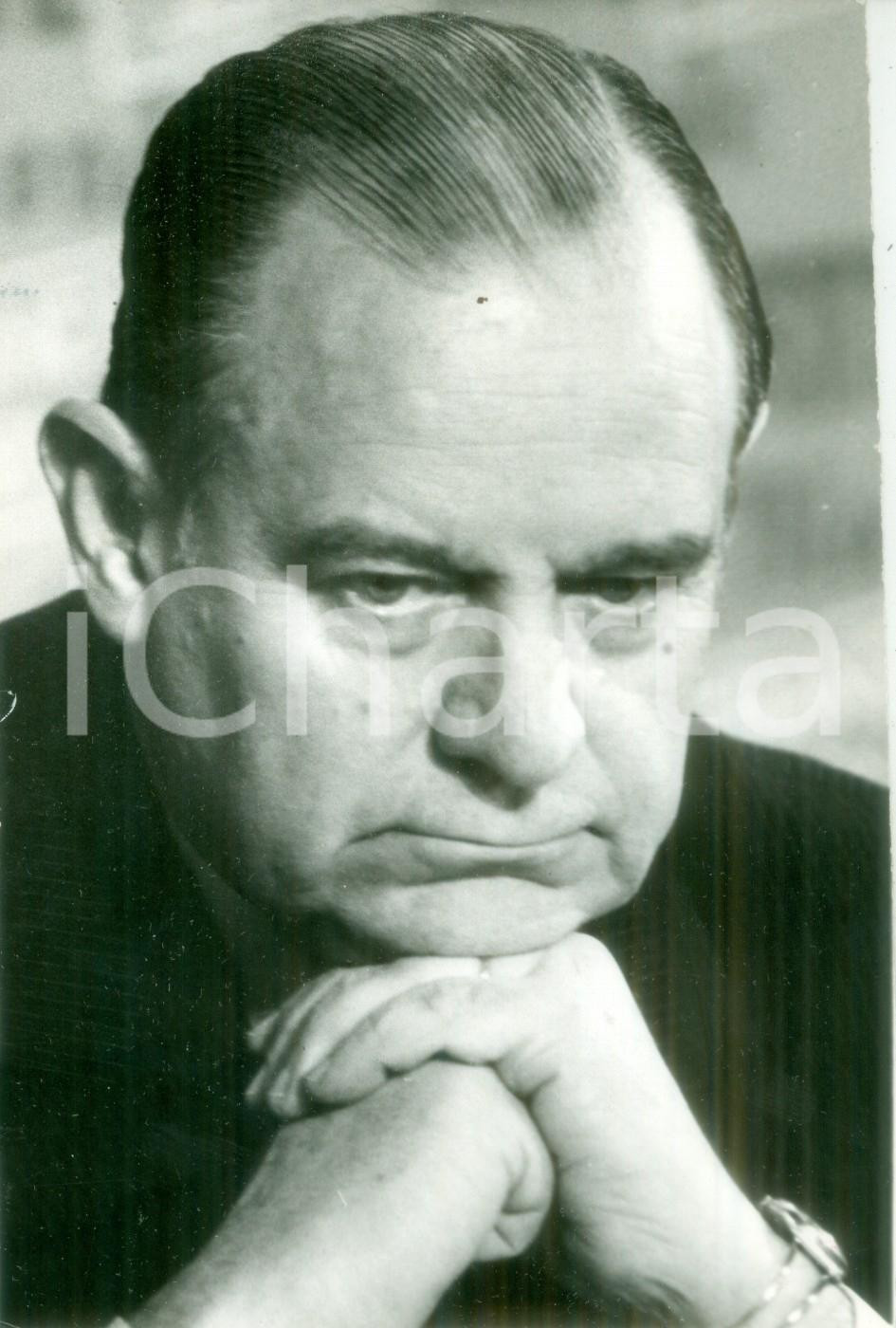 Fotografia d epoca originale 1988 ARDECHE FRANCE Raymond BARRE all Universita del C.D.S. Fotografia 1