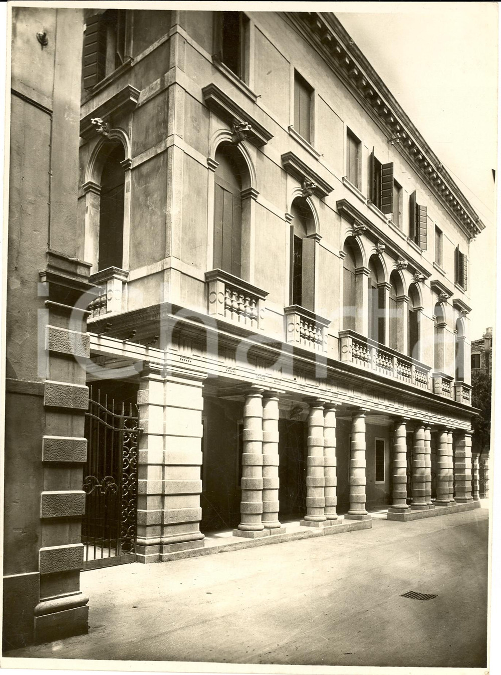 Fotografia d epoca originale 1937 PADOVA Sede del Comando d Armata Palazzo CAMERINI 1