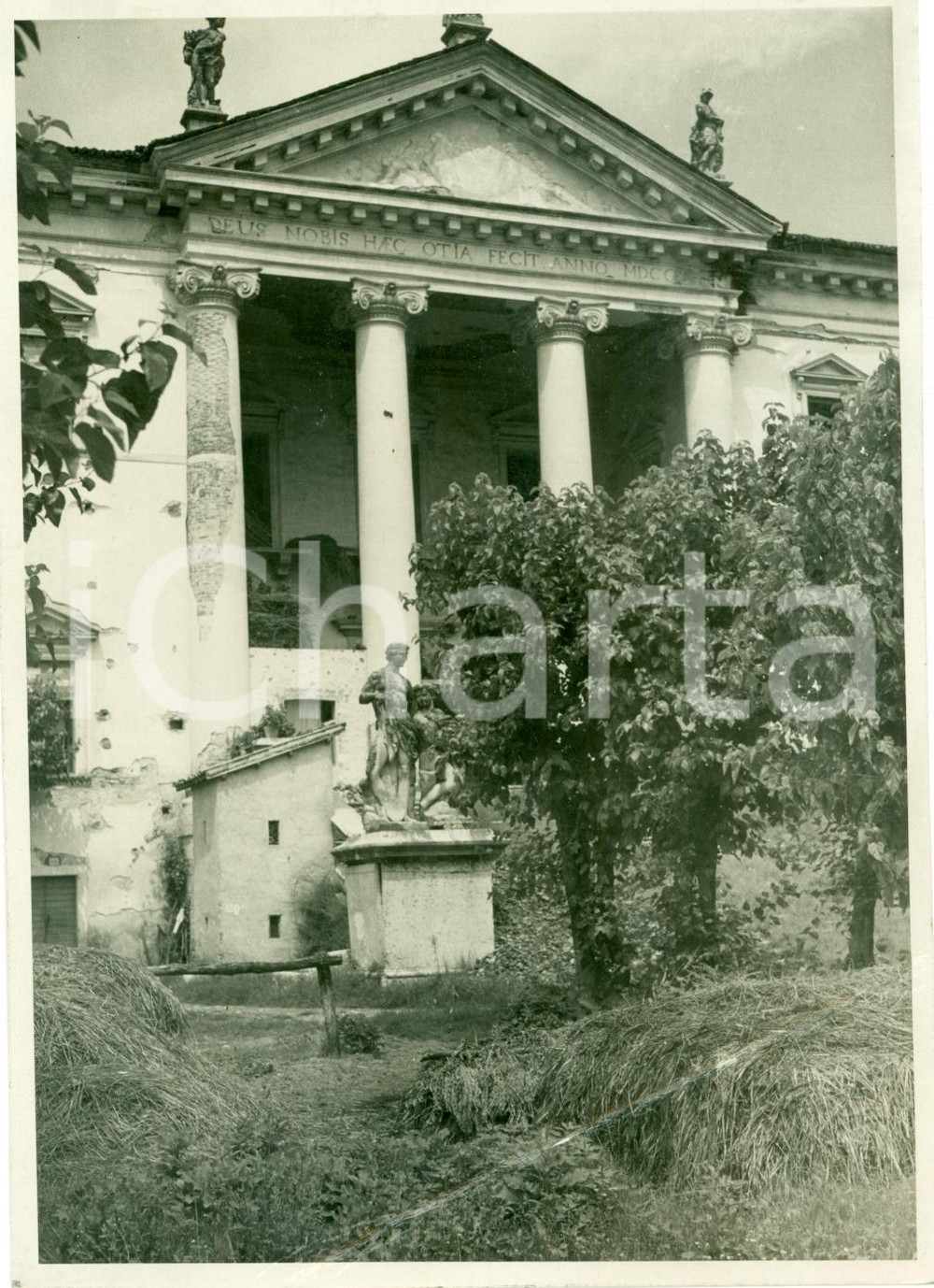 Fotografia d epoca originale 1939 MONTORSO VICENTINO VI Misere condizioni Villa DA PORTO Foto DANNEGGIATA 1