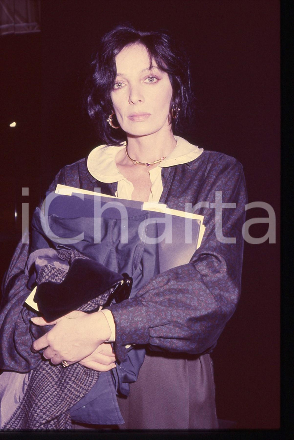 35mm vintage slide* 1985 ca MUSICA Marie LAFORÊT - Ritratto della cantante (2)