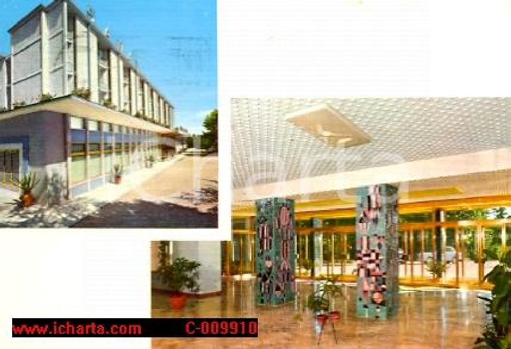 Cartolina originale da collezione 1968 ABANO TERME (PD) Hotel Terme SANAT Vedutine *Cartolina VINTAGE FG VG 1