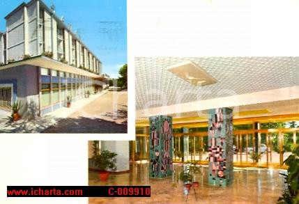 Cartolina originale da collezione 1968 ABANO TERME PD Hotel Terme SANAT Vedutine Cartolina VINTAGE FG VG 1