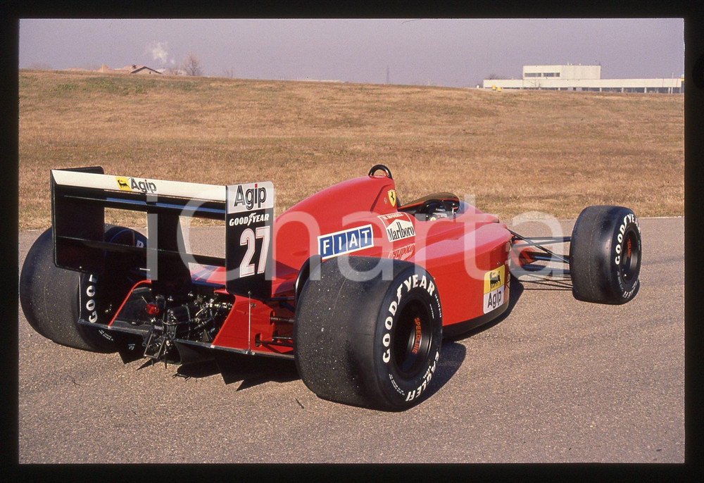 35mm vintage slide* 1989 FIORANO MODENESE FERRARI 640 F1 di Nigel MANSELL (4)