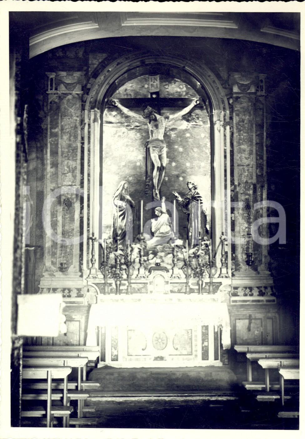 Fotografia d epoca originale 1960 ca GAETA Cappella del SS. CROCIFISSO Foto Marcello MILANA 13x18 cm 1