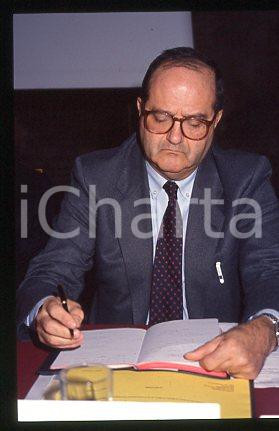 Fotografia d epoca originale Paolo FASELLA  ROMA Ritratto del Direttore Generale 1988 35mm vintage slide 17 1