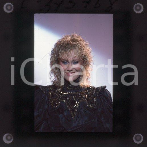 35mm vintage slide* 1983 ca ABBA Swedish singer Agnetha FALTSKOGN Portrait (15)
