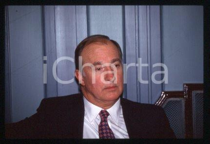35mm vintage slide* 1990 ca MILAN President of MOODY's John Augustus BOHN (28)