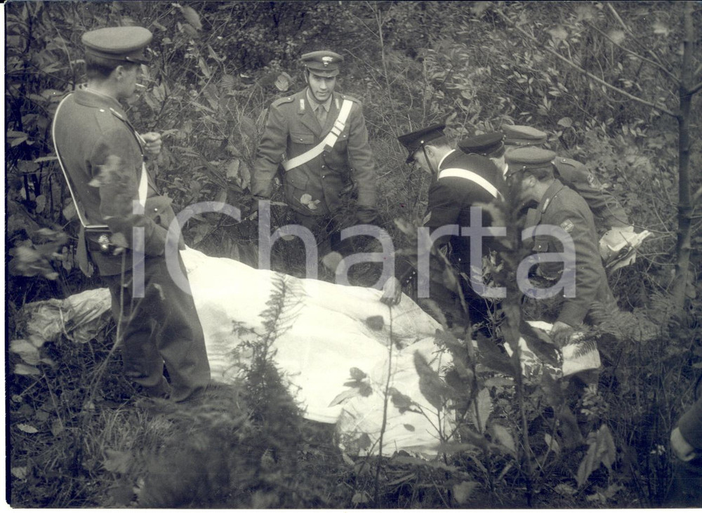 1958 GENOVA TURCHINO - Incidente aereo militare americano - Recupero salme *Foto