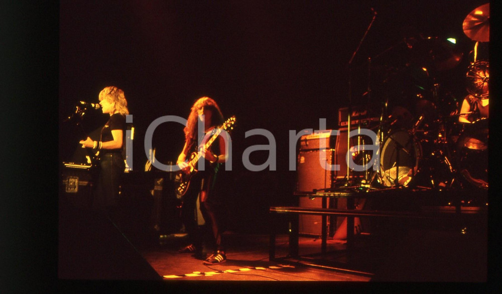 35mm vintage slide* 1985ca MUSICA Dee O'MALLEY Jody TURNER delle ROCK GODDESS 3