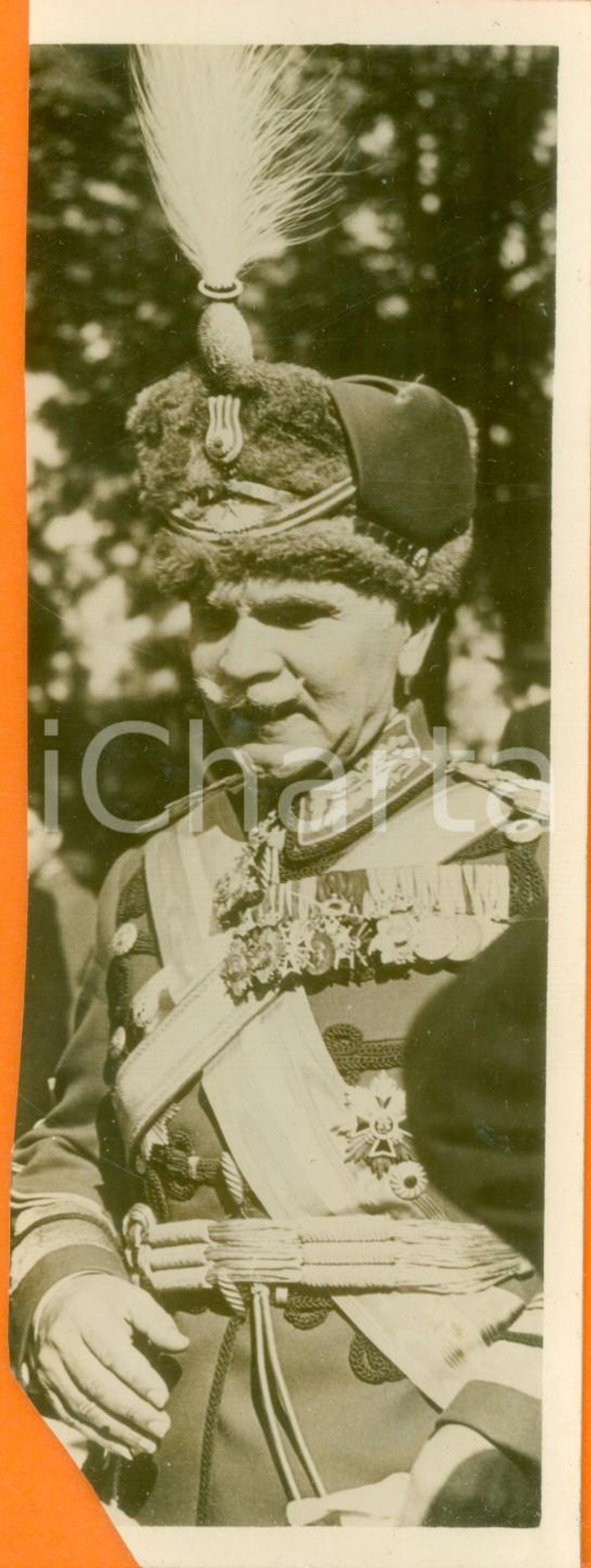 Fotografia d epoca originale 1938 ROMANIA Generale George ARGESEANO Ministro Difesa Nazionale FOTOGRAFIA 1