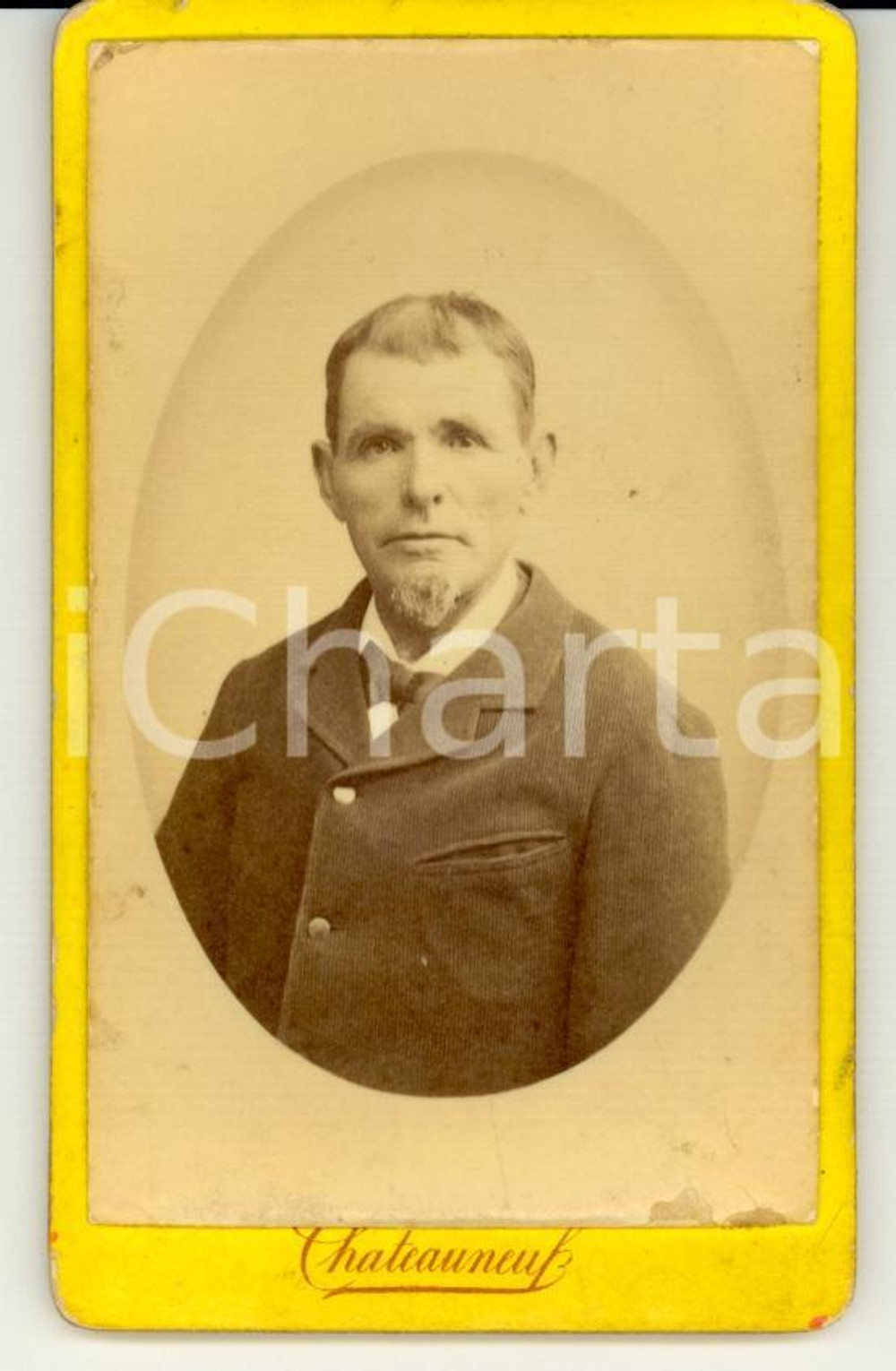 Fotografia d'epoca originale 1900 SAINT-SIFFRET (F) Paul CANITROT Instituteur *Photo CHATEAUNEUF 1