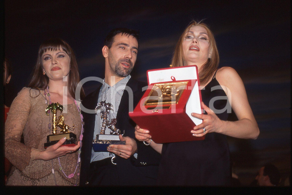 35mm vintage slide* 1997 FESTIVAL SANREMO - Anna OXA e i JALISSE