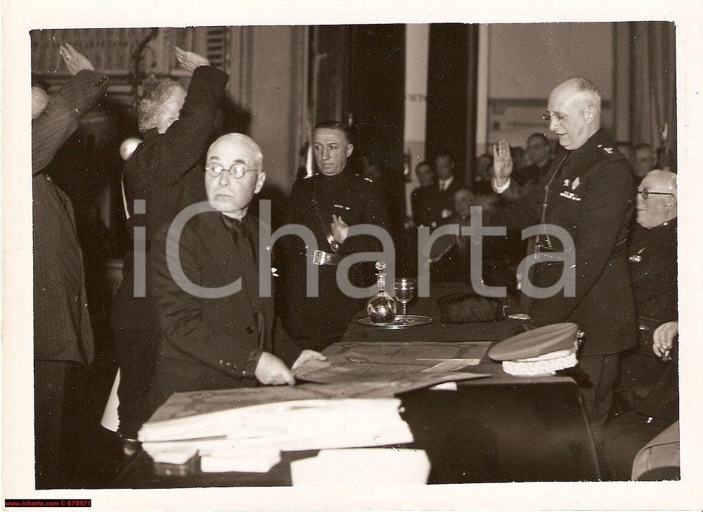 Fotografia d epoca originale 1935 MILANO Battaglia Grano PREMIAZIONE Teatro Manzoni 1