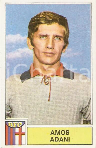 Oggetto da collezione cartaceo PANINI  CALCIATORI 1971  1972 Figurina Amos ADANI Serie A BOLOGNA 1