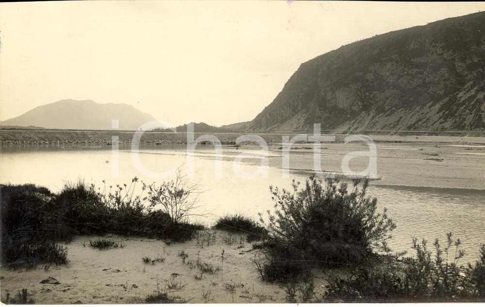 Fotografia d epoca originale 1931 OSOPPO UD Terreni allagati prima della bonifica 1