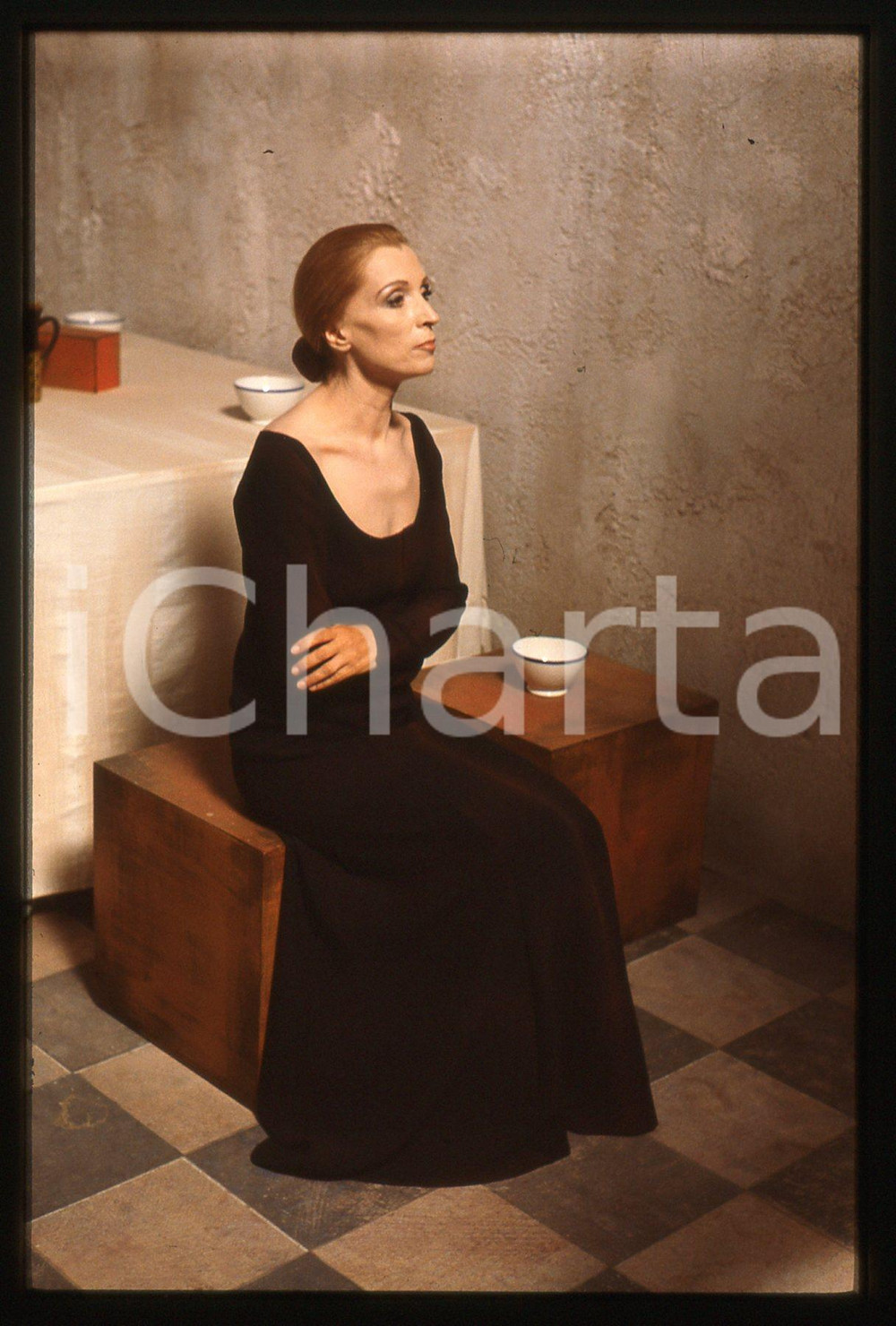 35mm vintage slide* 1980 ca TEATRO Lidija KOZLOVIC in scena (5)