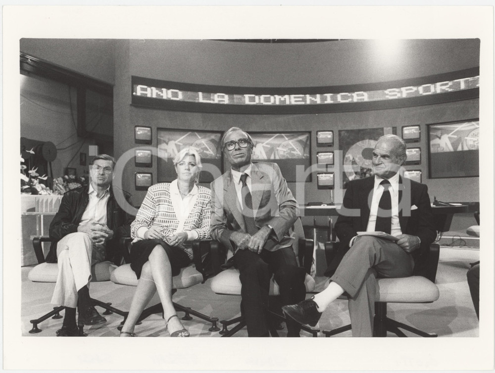 Fotografia d epoca originale 1989 RAI Luciana VESCHI D ASNASCH Tito STAGNO Sandro CIOTTI Carlo SASSI 1