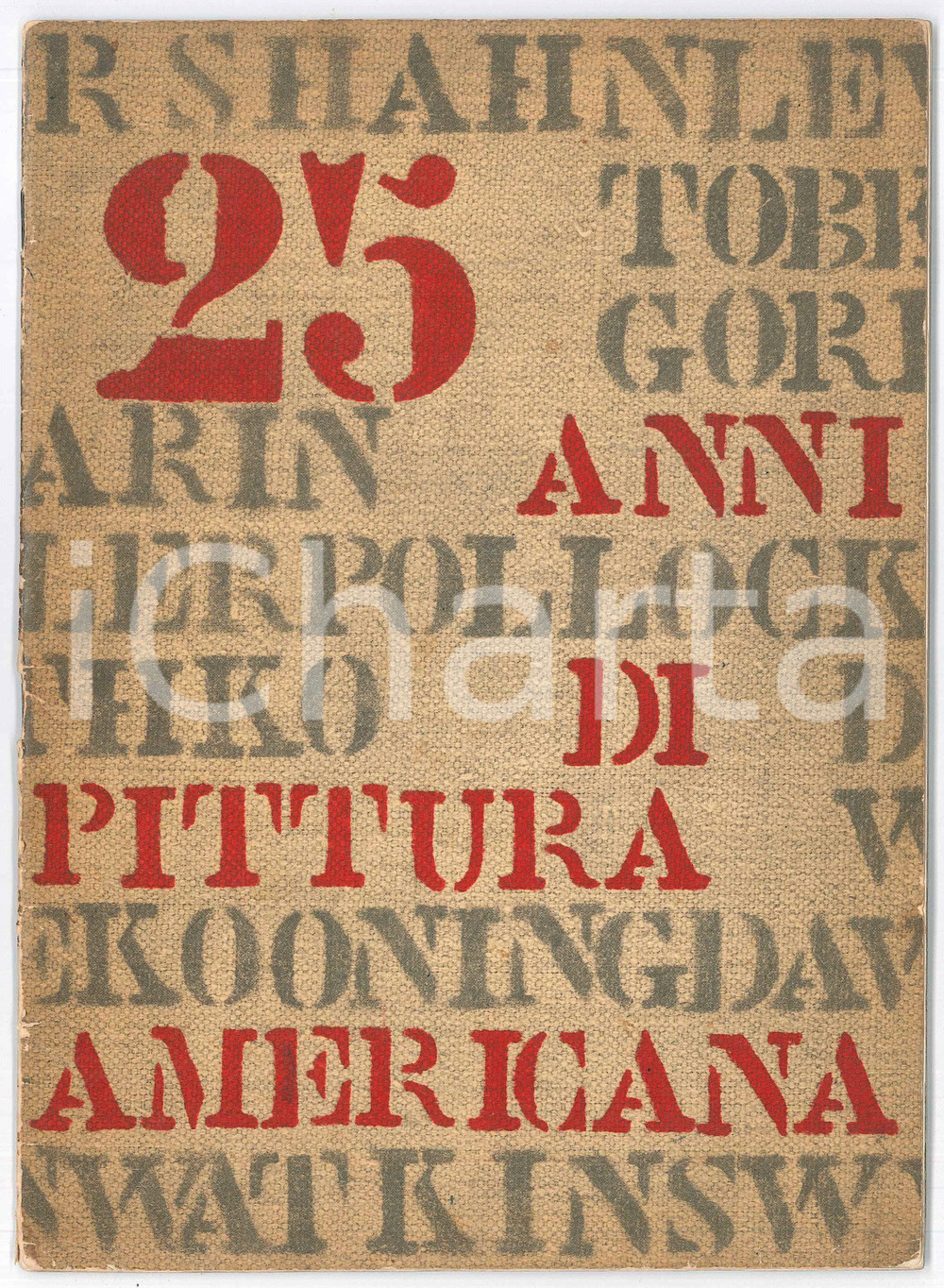 Libro, pubblicazione d epoca 1960 ca 25 Anni d Pittura Americana  DE LUCA editore  ILLUSTRATO 45 pp. 1