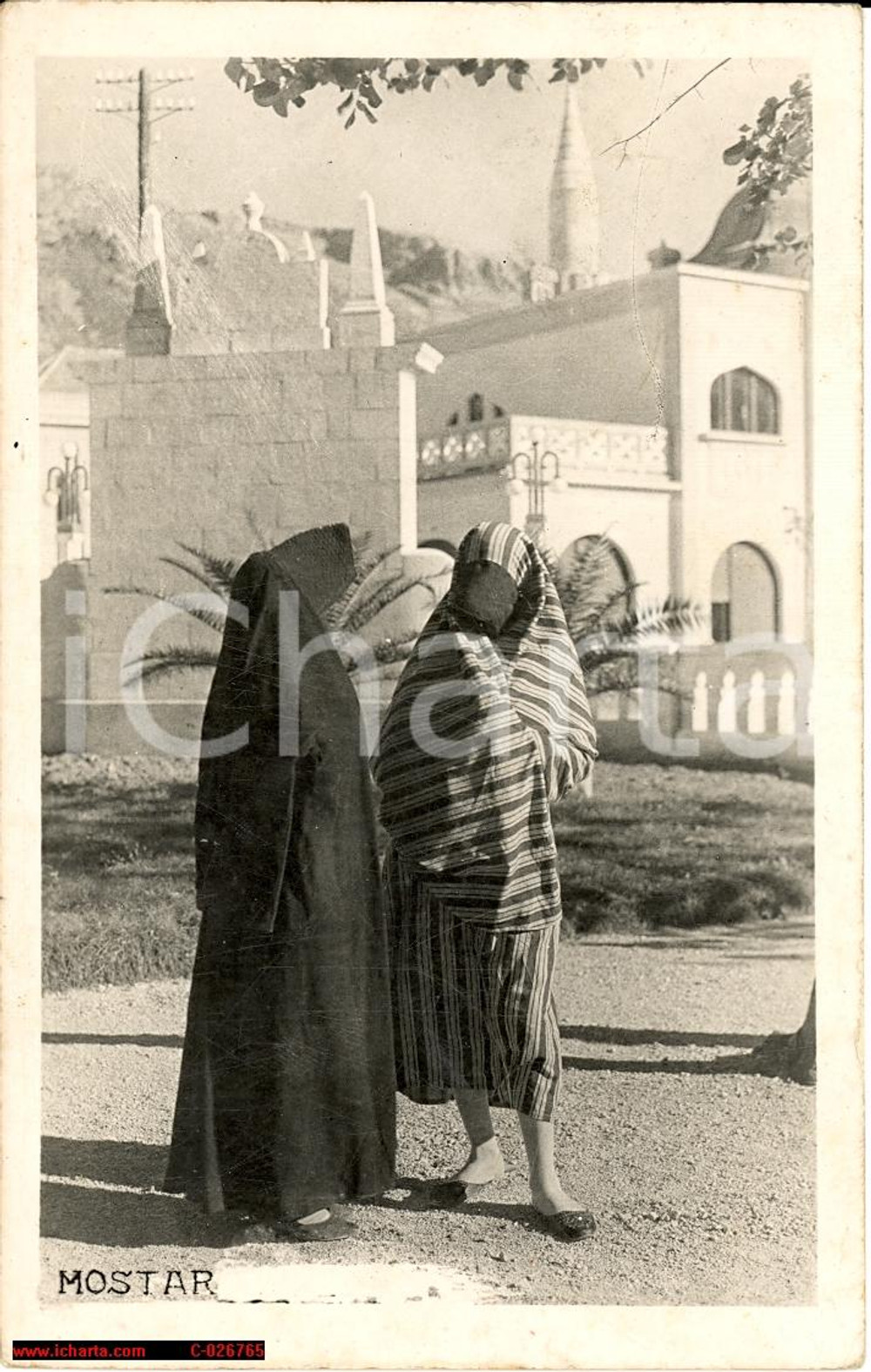 Cartolina originale da collezione 1942 Mostar Bosnia Erzegovina, posta militare, WW2 1