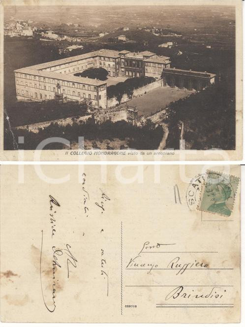 Autografo originale 1930 ca FRASCATI RM Collegio MONDRAGONE Autografo Aristide DELMIRANI rettore 1